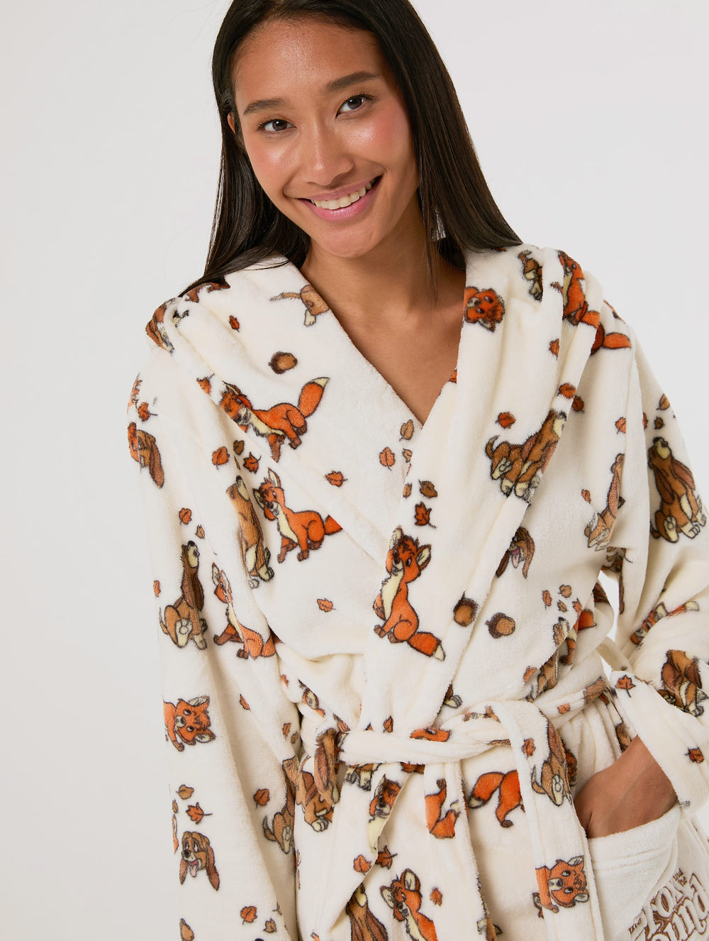 Disney Fox and The Hound Dressing Gown Lingerie & Nightwear Skinnydip London