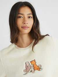 Disney Fox and The Hound Fleece Pyjama Set Lingerie & Nightwear Skinnydip London