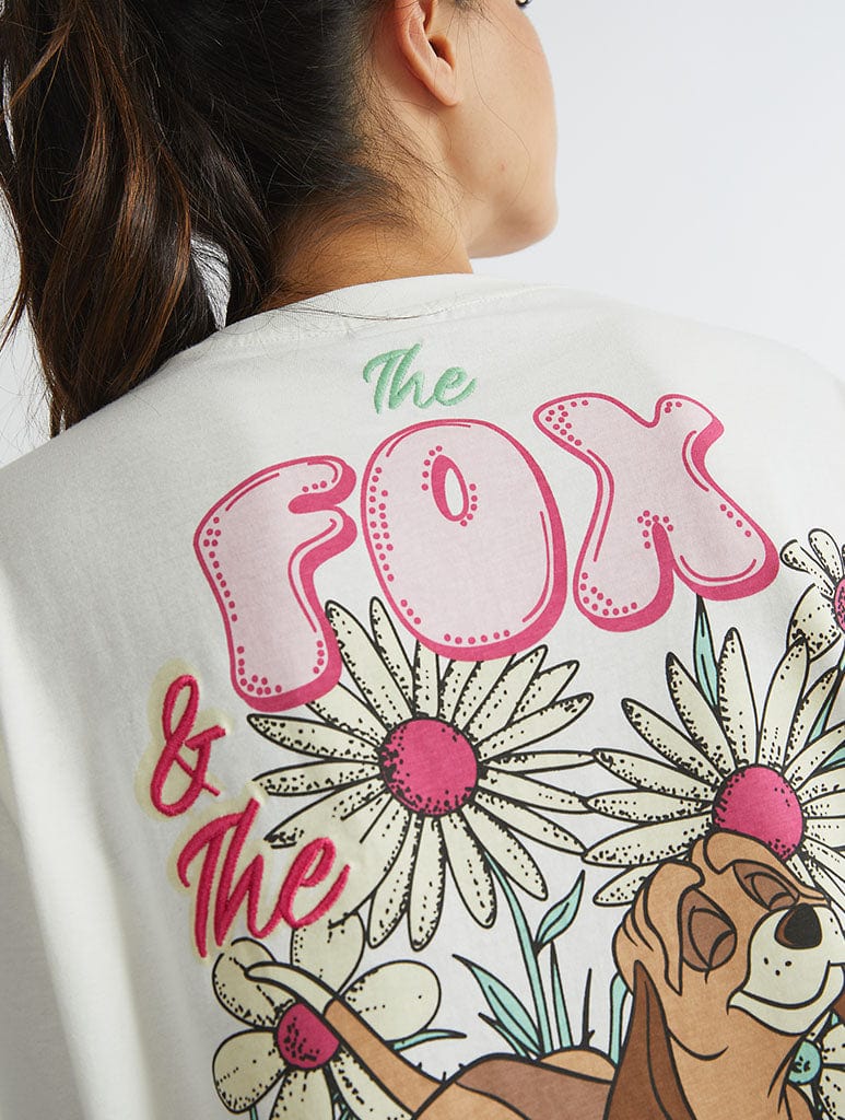 Disney Fox And The Hound Flower T-Shirt Tops & T-Shirts Skinnydip London