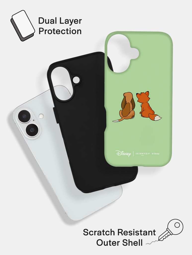 Disney Fox and the Hound Green Ultra Protective iPhone Case Phone Cases Skinnydip London