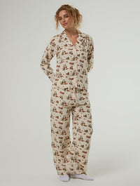 Disney Fox and The Hound Pyjama Set with Scrunchie Lingerie & Nightwear Skinnydip London