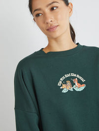 Disney Fox And The Hound Strawberry Sweatshirt Hoodies & Sweatshirts Skinnydip London