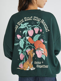 Disney Fox And The Hound Strawberry Sweatshirt Hoodies & Sweatshirts Skinnydip London