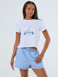 Disney Frozen Arendelle Baby T-Shirt In White Tops & T-Shirts Skinnydip London