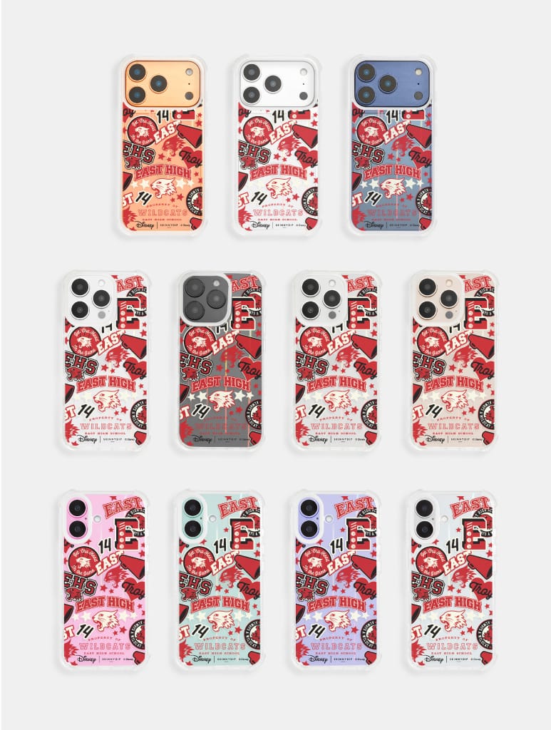 Disney High School Musical East High Sticker Shock iPhone Case Phone Cases Skinnydip London