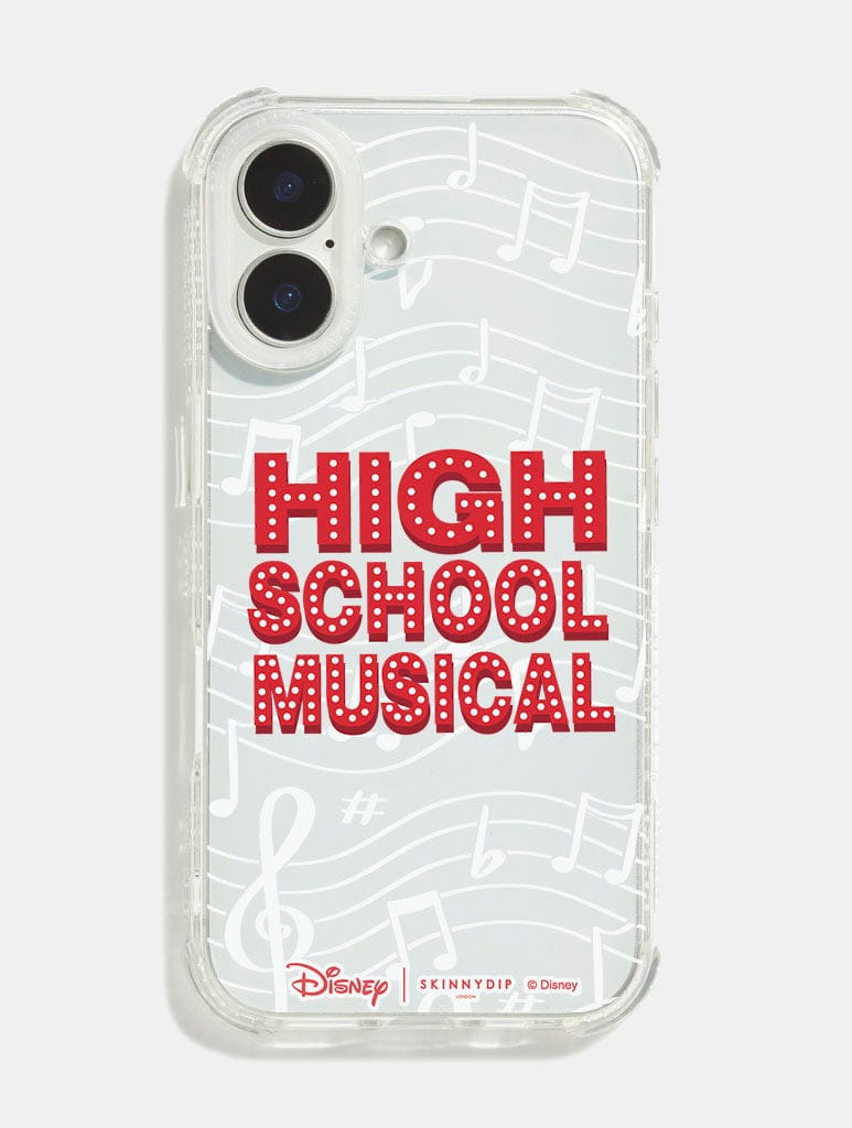 Disney High School Musical Notes Shock iPhone Case Phone Cases Skinnydip London