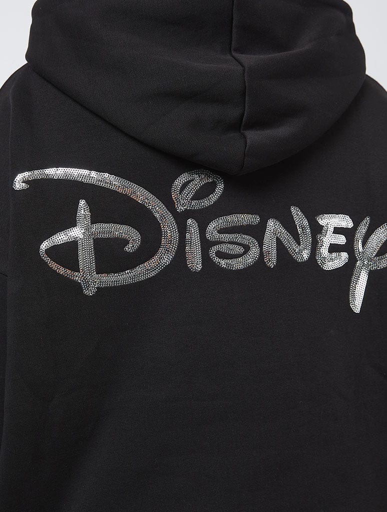 Disney Icon Hoodie in Black Hoodies & Sweatshirts Skinnydip London
