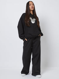 Disney Icon Hoodie in Black Hoodies & Sweatshirts Skinnydip London