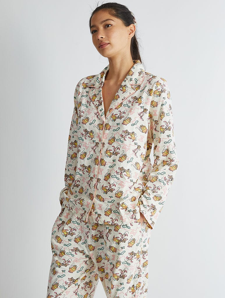 Disney Jaq & Gus Pyjama Set in Ecru Lingerie & Nightwear Skinnydip London