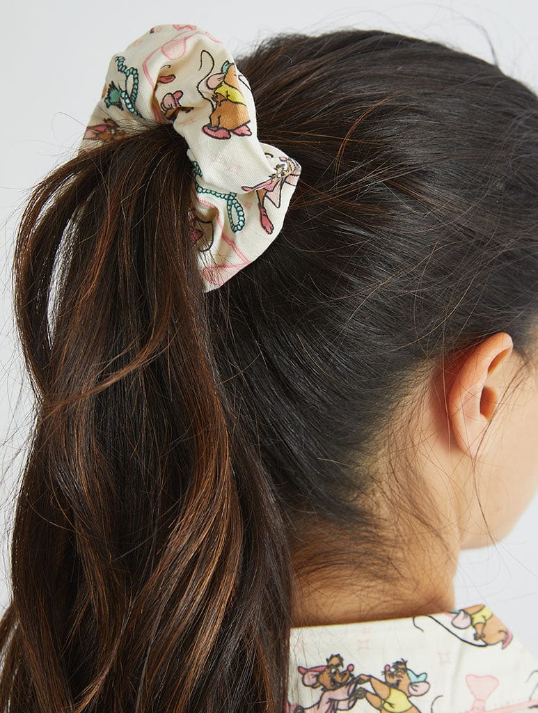 Disney Jaq & Gus Pyjama Set in Ecru Lingerie & Nightwear Skinnydip London