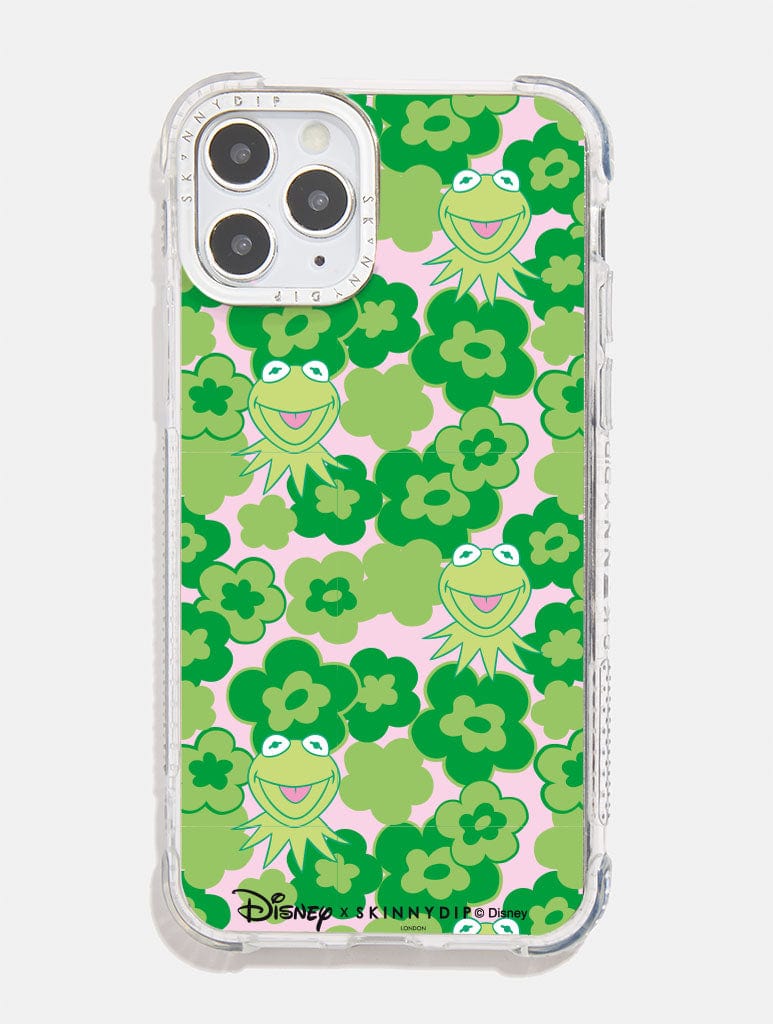 Disney Kermit Green Floral Shock iPhone Case Phone Cases Skinnydip London