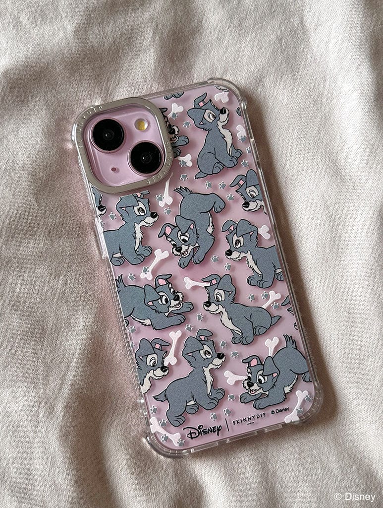 Disney Lady And The Tramp Scamp Puppy Shock iPhone Case Phone Cases Skinnydip London
