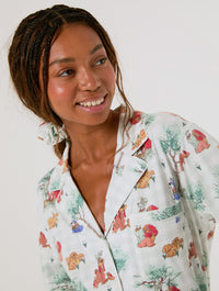 Disney Lady & The Tramp Check Pyjama Set with Scrunchie Lingerie & Nightwear Skinnydip London