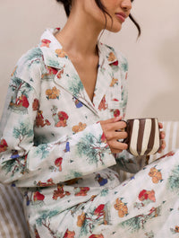 Disney Lady & The Tramp Check Pyjama Set with Scrunchie Lingerie & Nightwear Skinnydip London