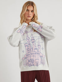 Disney Living In A Fantasy Knitted Jumper Jumpers & Cardigans Skinnydip London