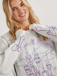 Disney Living In A Fantasy Knitted Jumper Jumpers & Cardigans Skinnydip London