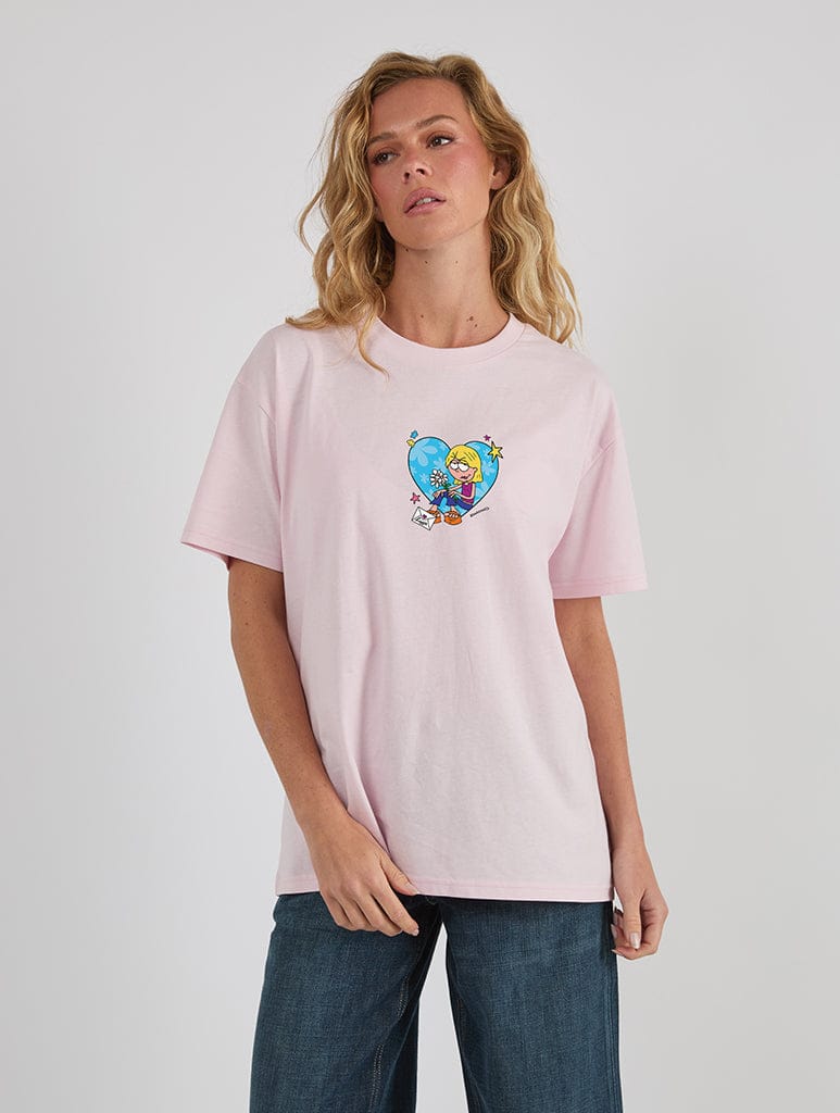 Disney Lizzie McGuire Poster Character T-Shirt In Pink Tops & T-Shirts Skinnydip London