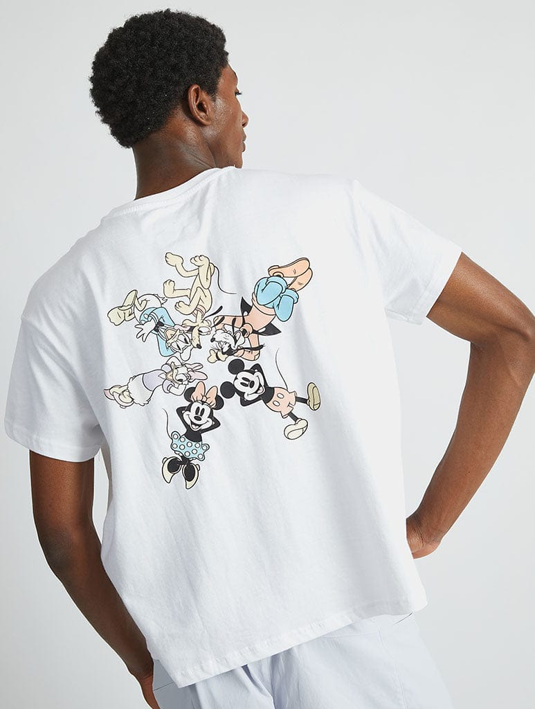 Disney Mickey And Friends T-Shirt In White Tops & T-Shirts Skinnydip London