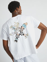 Disney Mickey And Friends T-Shirt In White Tops & T-Shirts Skinnydip London