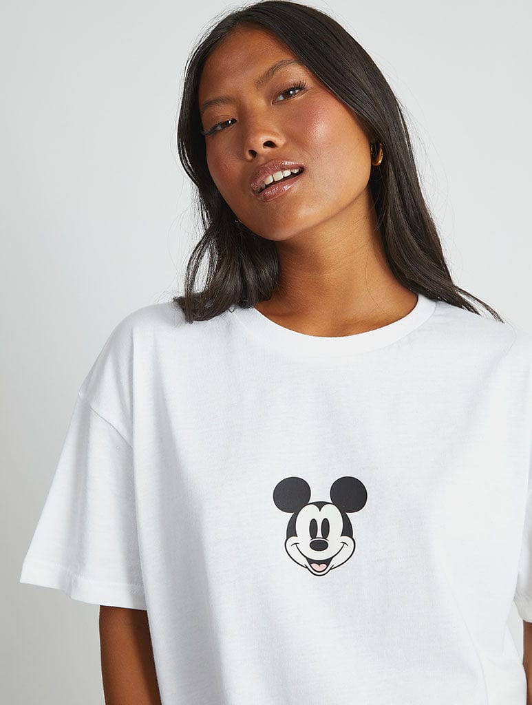 Disney Mickey And Friends T-Shirt In White Tops & T-Shirts Skinnydip London