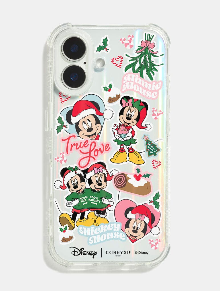 Disney Mickey & Minnie Christmas Sticker Shock iPhone Case Phone Cases Skinnydip London