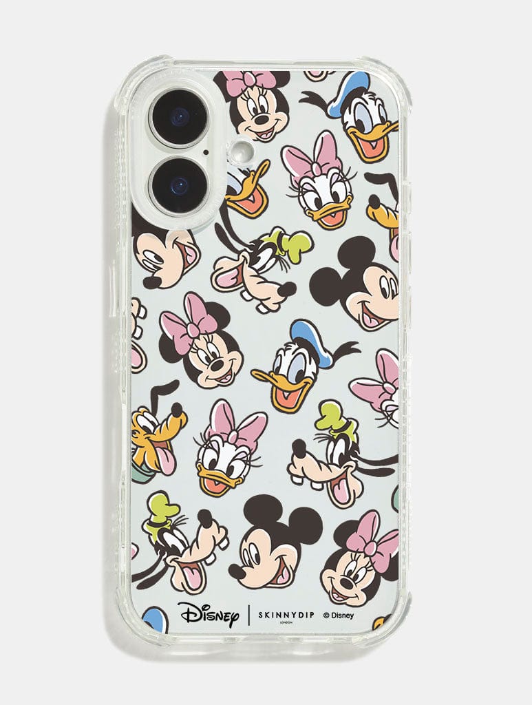Disney Mickey, Minnie, Daisy, Donald, Goofy And Pluto Shock iPhone Case Phone Cases Skinnydip London