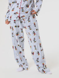 Disney Mickey & Minnie Stripe Pyjama Set with Scrunchie Lingerie & Nightwear Skinnydip London