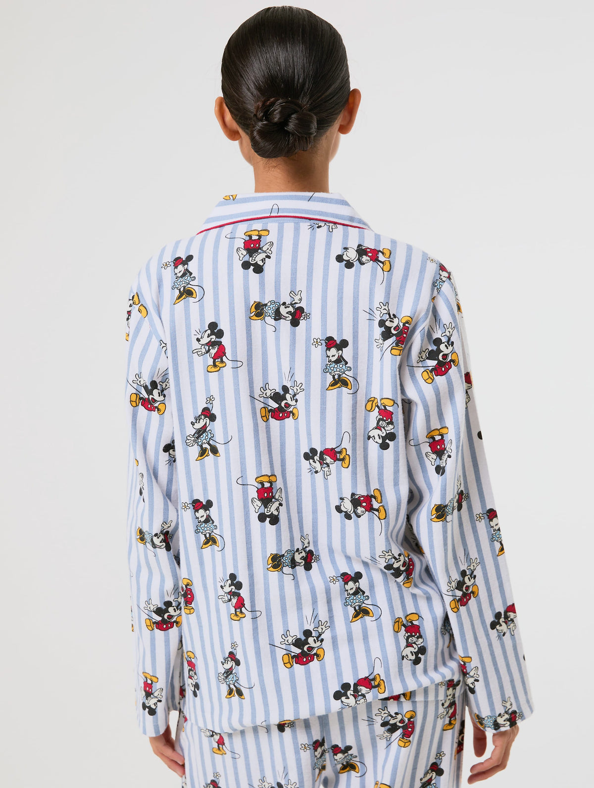 Disney Mickey & Minnie Stripe Pyjama Set with Scrunchie Lingerie & Nightwear Skinnydip London