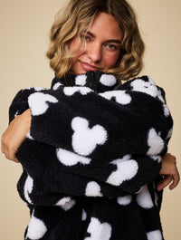 Disney Mickey Mouse Black Fleece Jacket Clothing : Jacket : Outerwear Skinnydip London