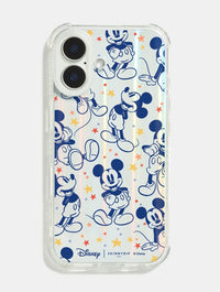 Disney Mickey Mouse Blue Outline Shock iPhone Case Phone Cases Skinnydip London