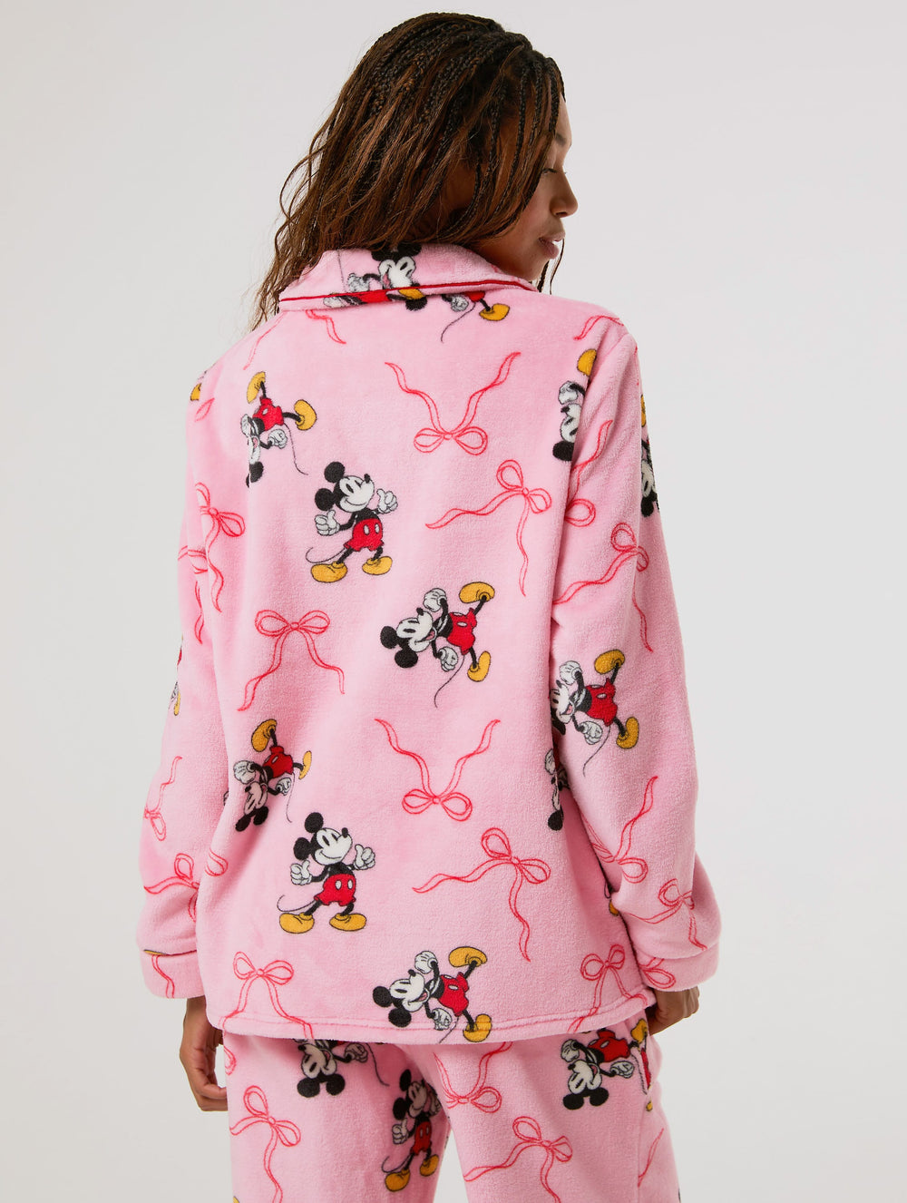 Disney Mickey Mouse Bow Fleece Pyjama Set Lingerie & Nightwear Skinnydip London