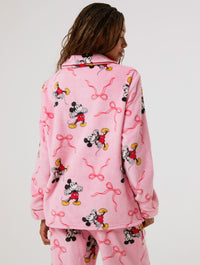 Disney Mickey Mouse Bow Fleece Pyjama Set Lingerie & Nightwear Skinnydip London
