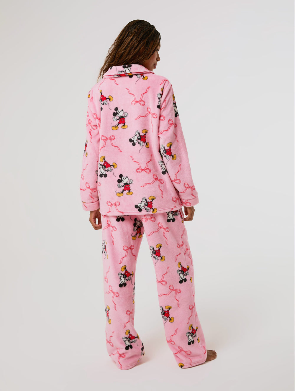 Disney Mickey Mouse Bow Fleece Pyjama Set Lingerie & Nightwear Skinnydip London