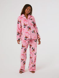 Disney Mickey Mouse Bow Fleece Pyjama Set Lingerie & Nightwear Skinnydip London