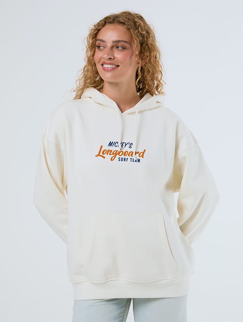 Disney Mickey Mouse Surf Hoodie In White Hoodies & Sweatshirts Skinnydip London