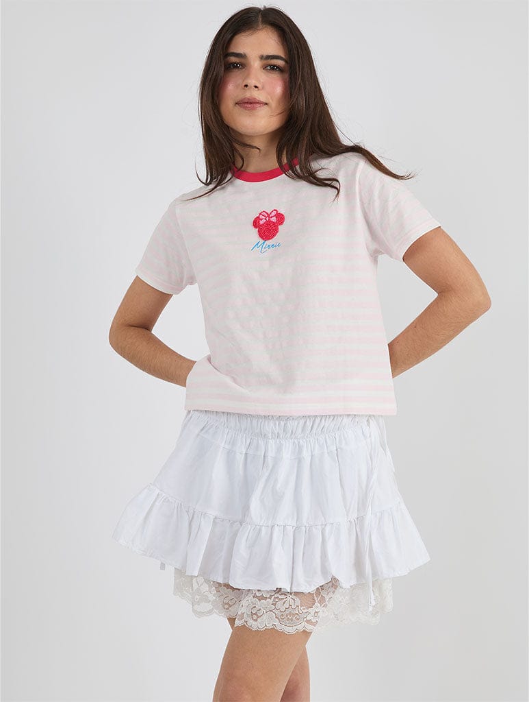 Disney Minnie Cherry Baby Tee Tops & T-Shirts Skinnydip London