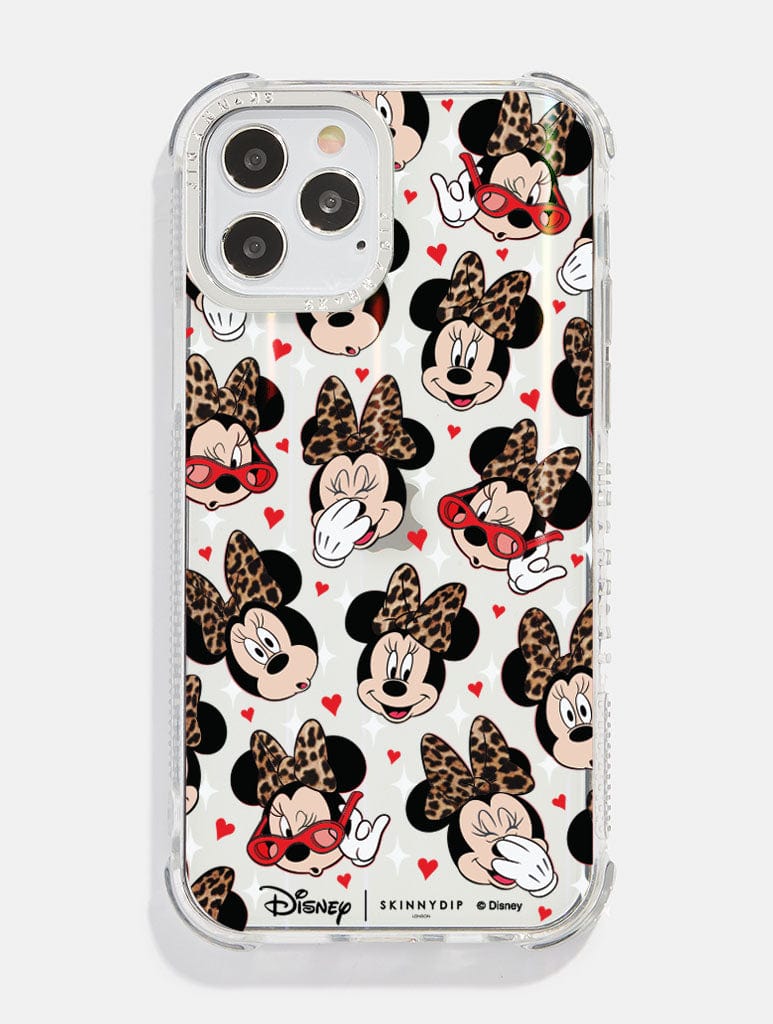 Disney Minnie Leopard Print Shock iPhone Case Phone Cases Skinnydip London