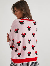 Disney Minnie Mouse Heart Knitted Cardigan Jumpers & Cardigans Skinnydip London