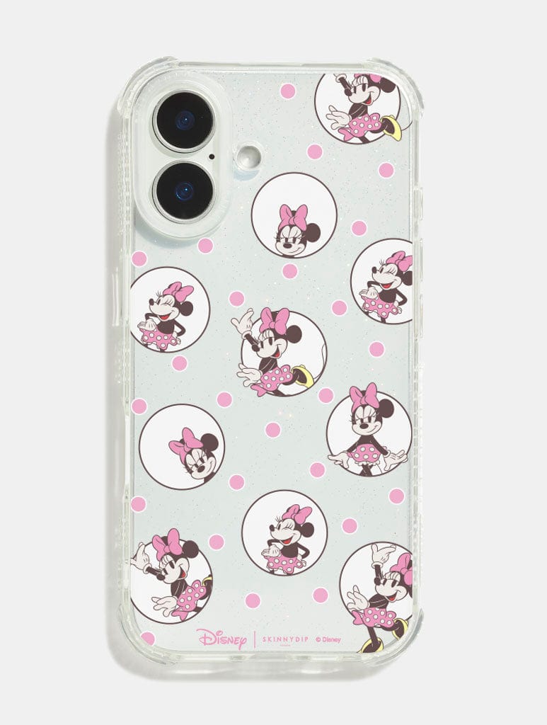 Disney Minnie Mouse Pink Polka Dot Shock iPhone Case Phone Cases Skinnydip London
