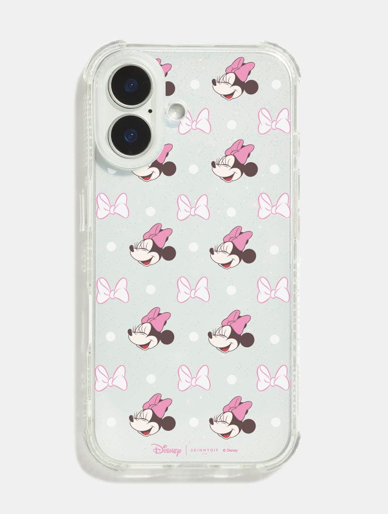 Disney Minnie Mouse Polka Dots And Bows Shock iPhone Case Phone Cases Skinnydip London