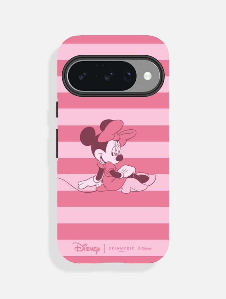Disney Minnie Mouse Stripe Ultra Protective Google Pixel Case Phone Cases Skinnydip London