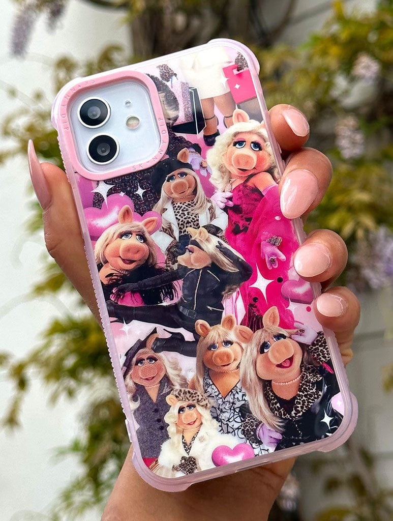 Disney Miss Piggy Collage Shock iPhone Case Phone Cases Skinnydip London