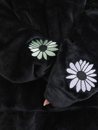 Disney Nightmare Before Christmas Embroidered Blanket Hoodie Lingerie & Nightwear Skinnydip London