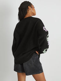 Disney Nightmare Before Christmas Jack Knitted Jumper Jumpers & Cardigans Skinnydip London