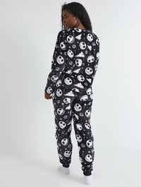 Disney Nightmare Before Christmas Jack Skellington Fleece Pyjama Set Lingerie & Nightwear Skinnydip London