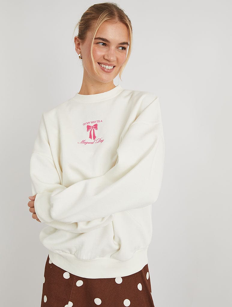 Disney On My Way To A Magical Day Sweatshirt Hoodies & Sweatshirts Skinnydip London