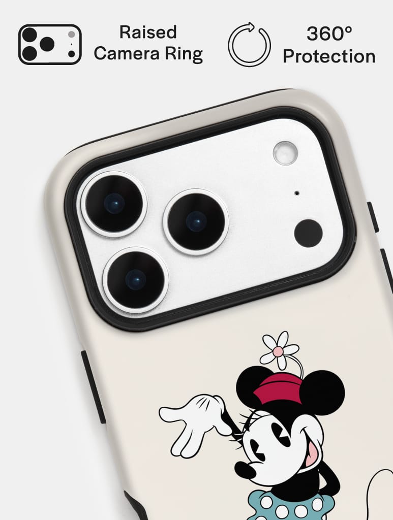 Disney Original Minnie Mouse Ecru Ultra Protective iPhone Case Phone Cases Skinnydip London