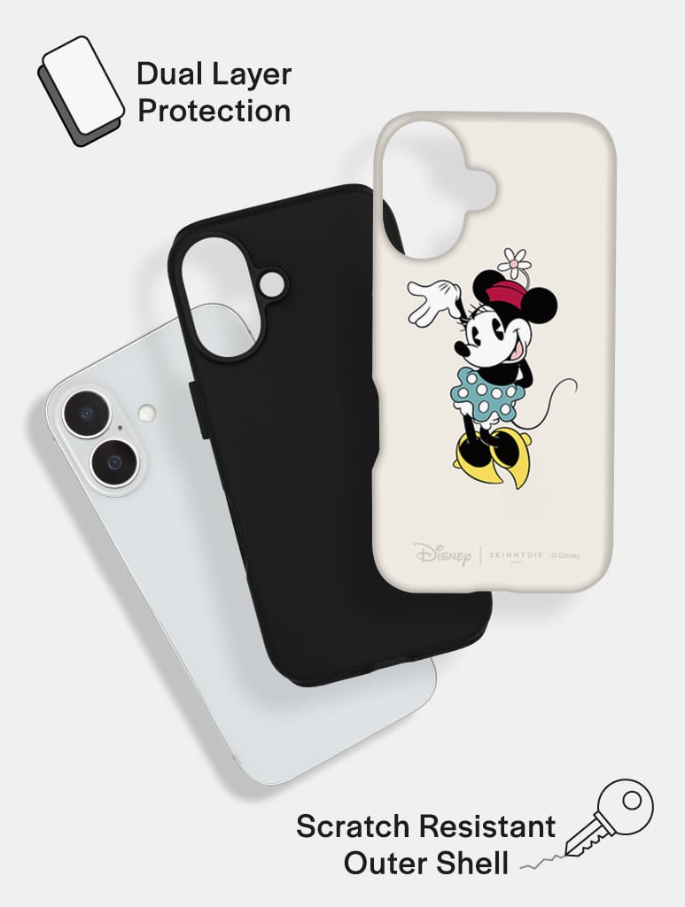 Disney Original Minnie Mouse Ecru Ultra Protective iPhone Case Phone Cases Skinnydip London