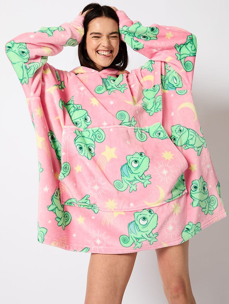 Disney Pascal Blanket Hoodie in Pink | Official Disney Tangled Clothing ...