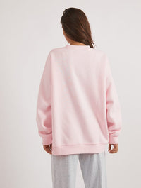 Disney Pixar Cars 95 Sweatshirt In Pink Hoodies & Sweatshirts Skinnydip London
